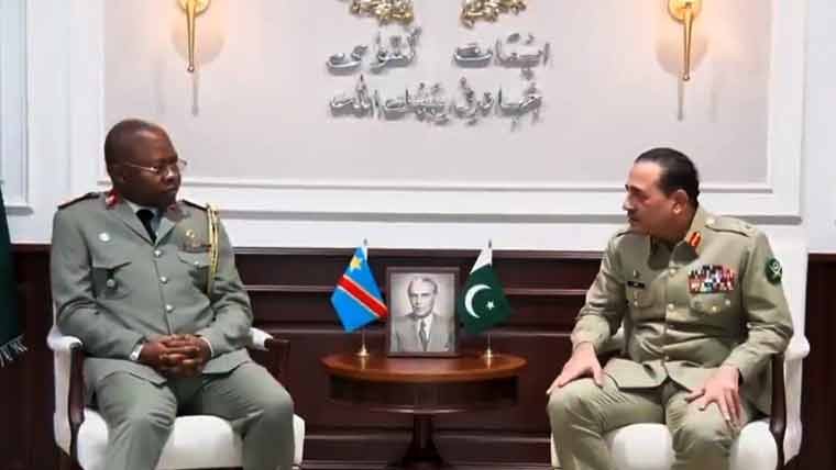 Field Marshal Syed Asim Munir & DR Congo Defense Delegation Meet