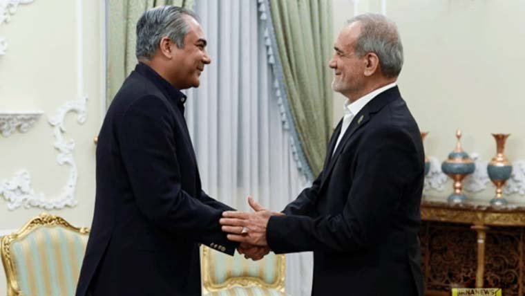 Mohsin Naqvi Meets Iranian President Masoud Pezeshkian in Tehran