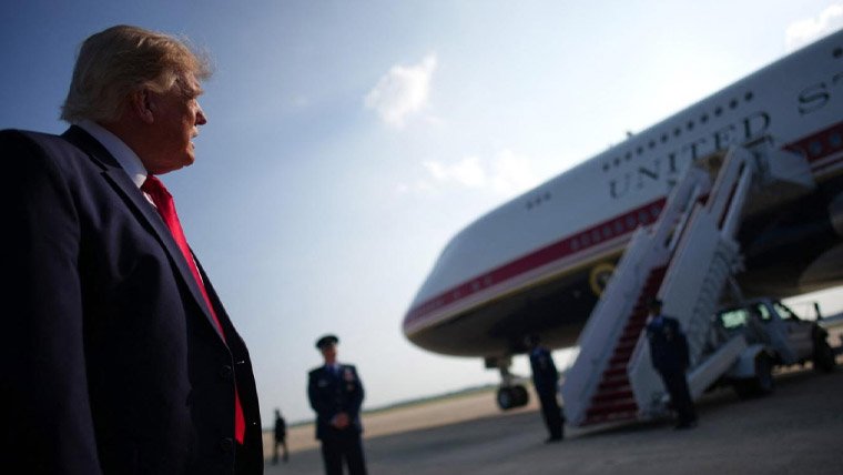 Trump Used Secret Military Flight from Turkey to UK Amid Iran Threat