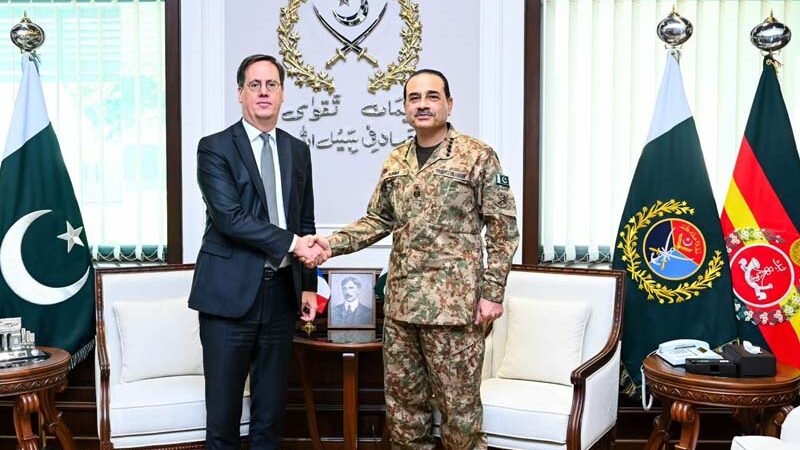 Field Marshal Asim Munir Holds High-Level Meeting with French Secretary General at GhQ