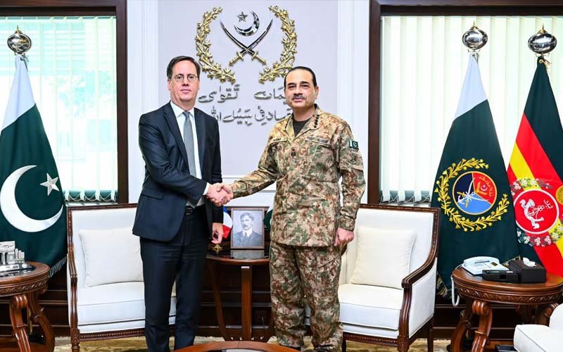 Field Marshal Asim Munir Holds High-Level Meeting with French Secretary General at GhQ