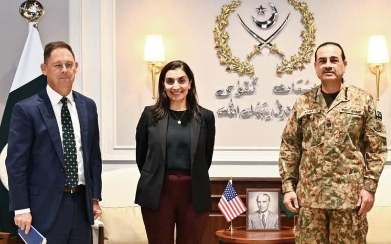 US Afghanistan War Commission Delegation Calls on Field Marshal Syed Asim Munir at GHQ to Discuss Regional Security