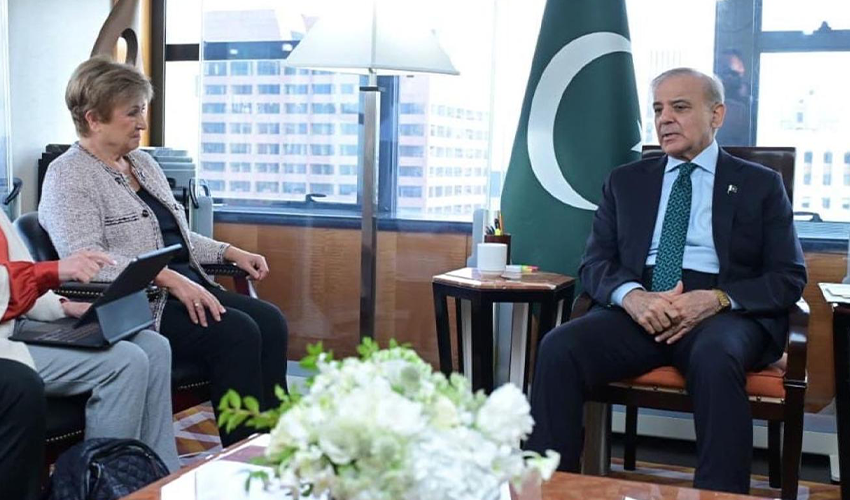 PM Shehbaz Sharif Meets IMF MD