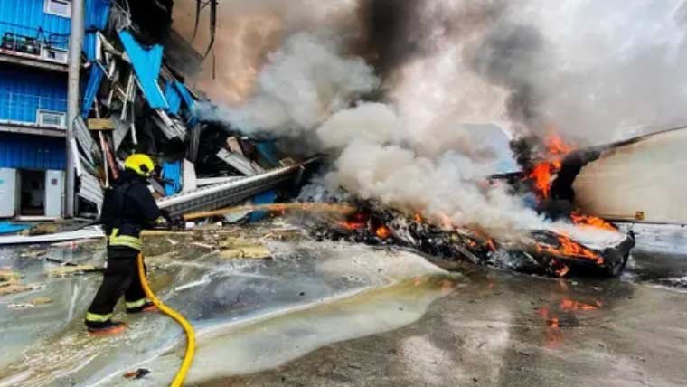10 Injured, Including a Child, in Fresh Russian Attack on Kyiv