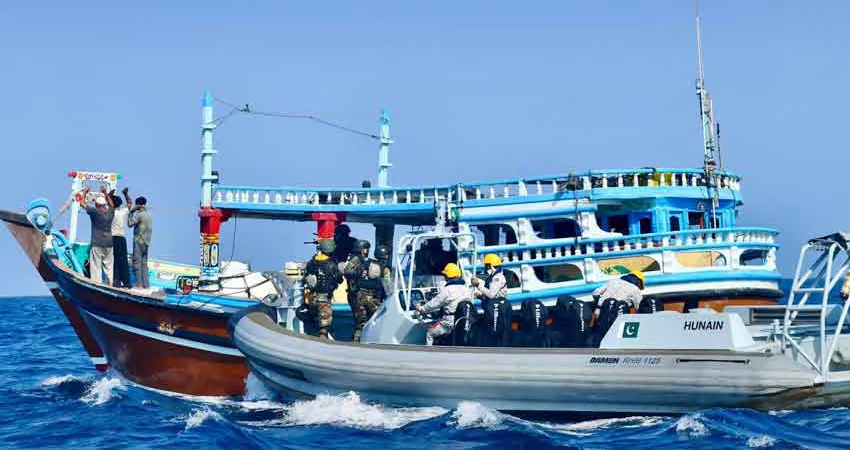 Pakistan Navy Conducts Successful Joint Operation in Arabian Sea, Seizes Narcotics Worth $750 Million