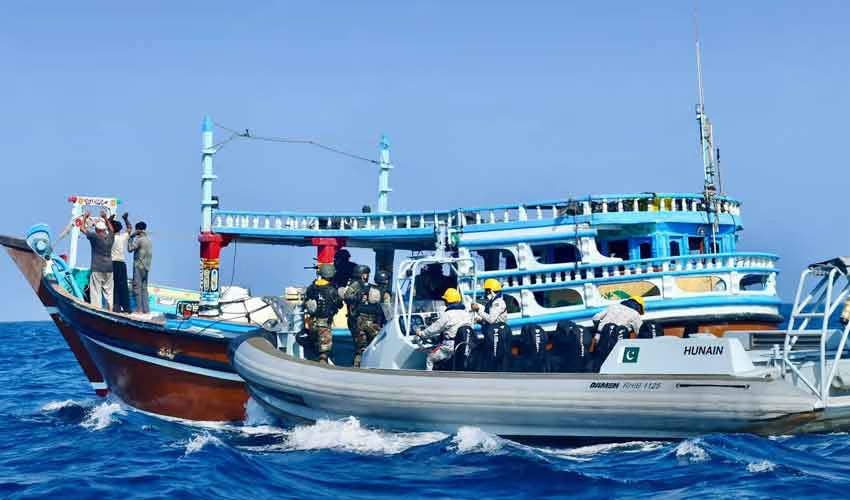Pakistan Navy Conducts Successful Joint Operation in Arabian Sea, Seizes Narcotics Worth $750 Million