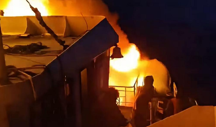 Passenger Ferry Fire Off Philippines Coast Leaves 5 Dead and Dozens Missing
