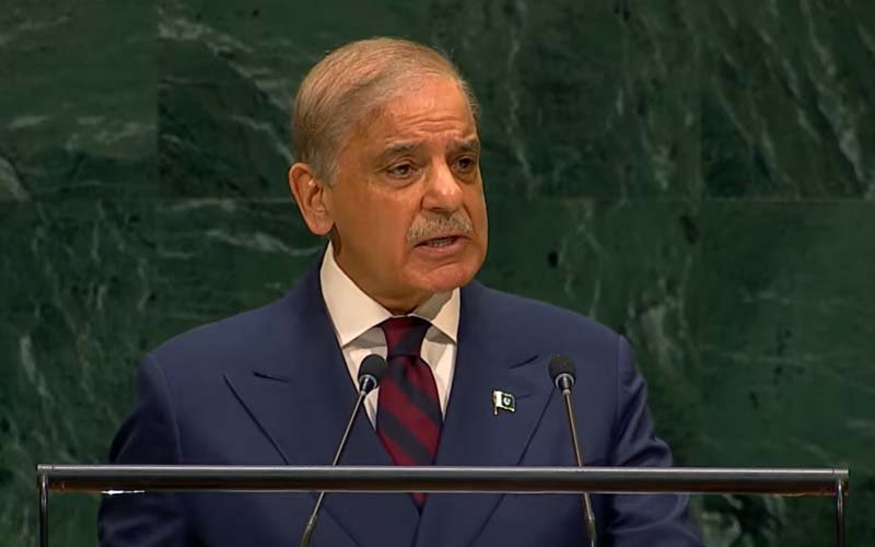 Haramain Sharifain is Our Red Line, Kashmir is Our Jugular Vein: PM Shehbaz Sharif Delivers Hard-Hitting Address at UNGA