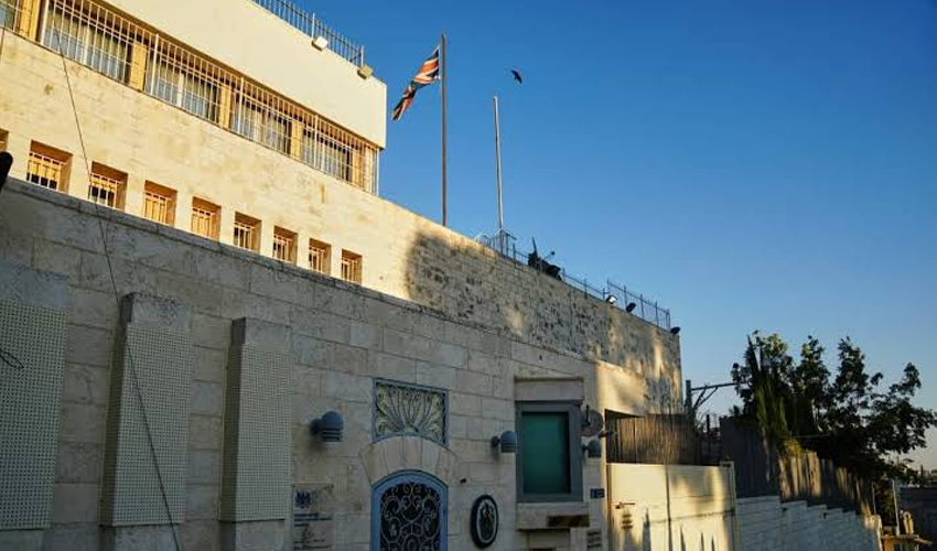 Israel Orders Closure of British Consulate in Jerusalem Within 30 Days