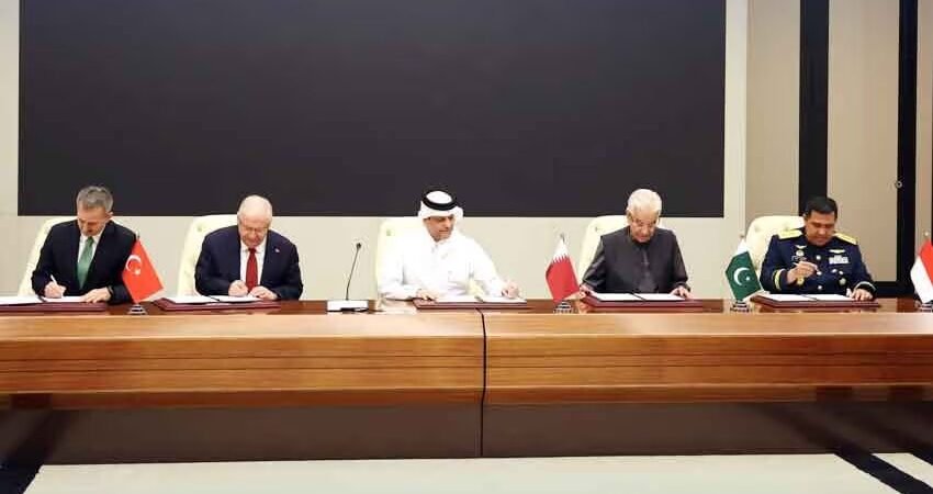 Turkey, Qatar, Pakistan, and Indonesia Sign Landmark Defense Cooperation Agreement in Doha