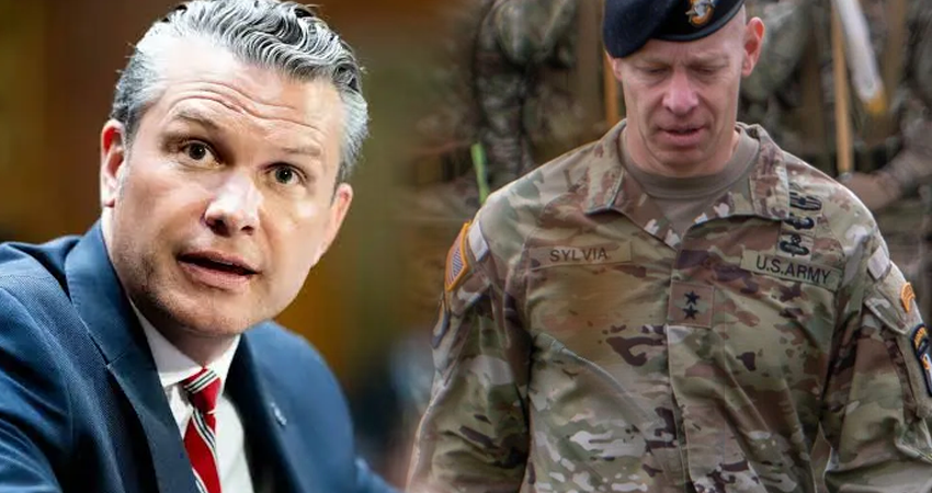 US Defense Secretary Pete Hegseth Dismisses Pentagon Chief Planner Lt. Gen. Brett Sylvia