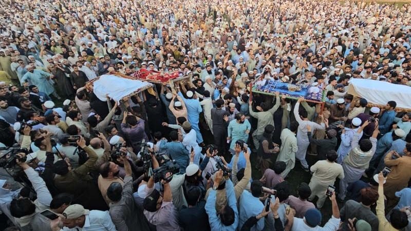 Collective Funeral Prayers Offered for Peshawar School Tragedy Victims